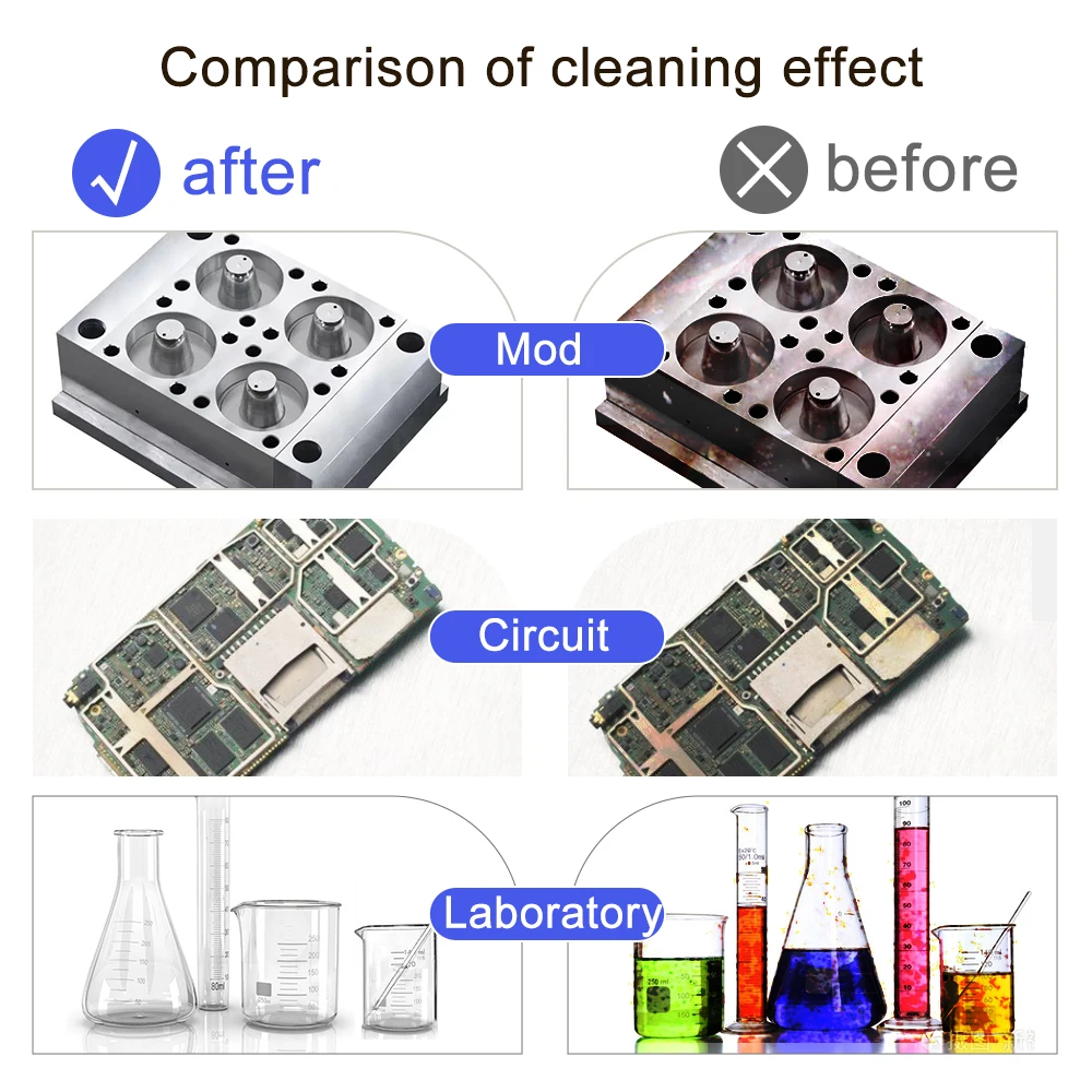 22L منظفات بالموجات فوق الصوتية الطويلة للوحة الأم أدوات آلية الهواتف نظارات غسالة بالموجات فوق الصوتية 600 واط منظف حمام بالموجات فوق الصوتية