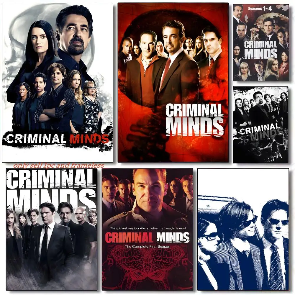 C-Criminal Minds Drama Show Poster HD Poster Wall Art Interior Hallway Home Decoration Holiday Gifts