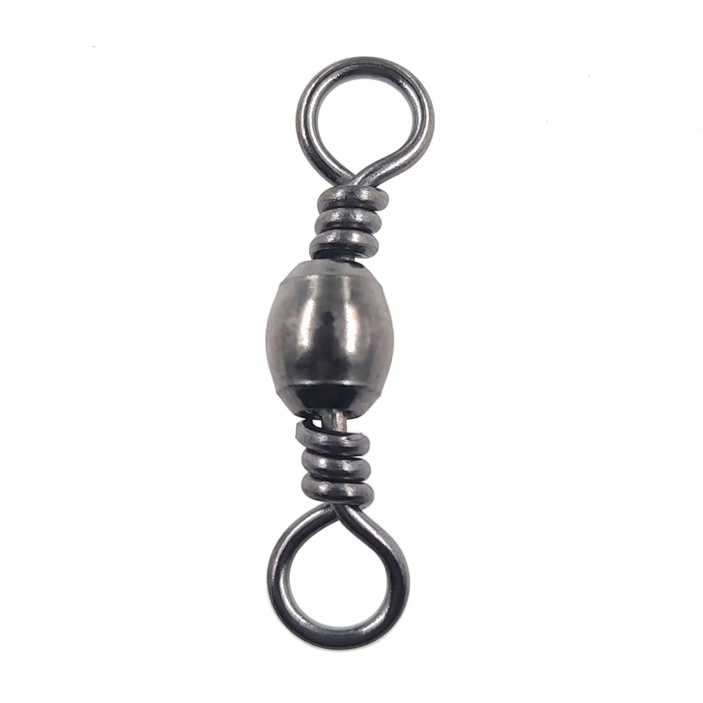 10-50pcs Barrel Swivel Fishing Swivels Hook Carp Fishing Tackle  Fishing Connector for Lure Line pesca acesorios