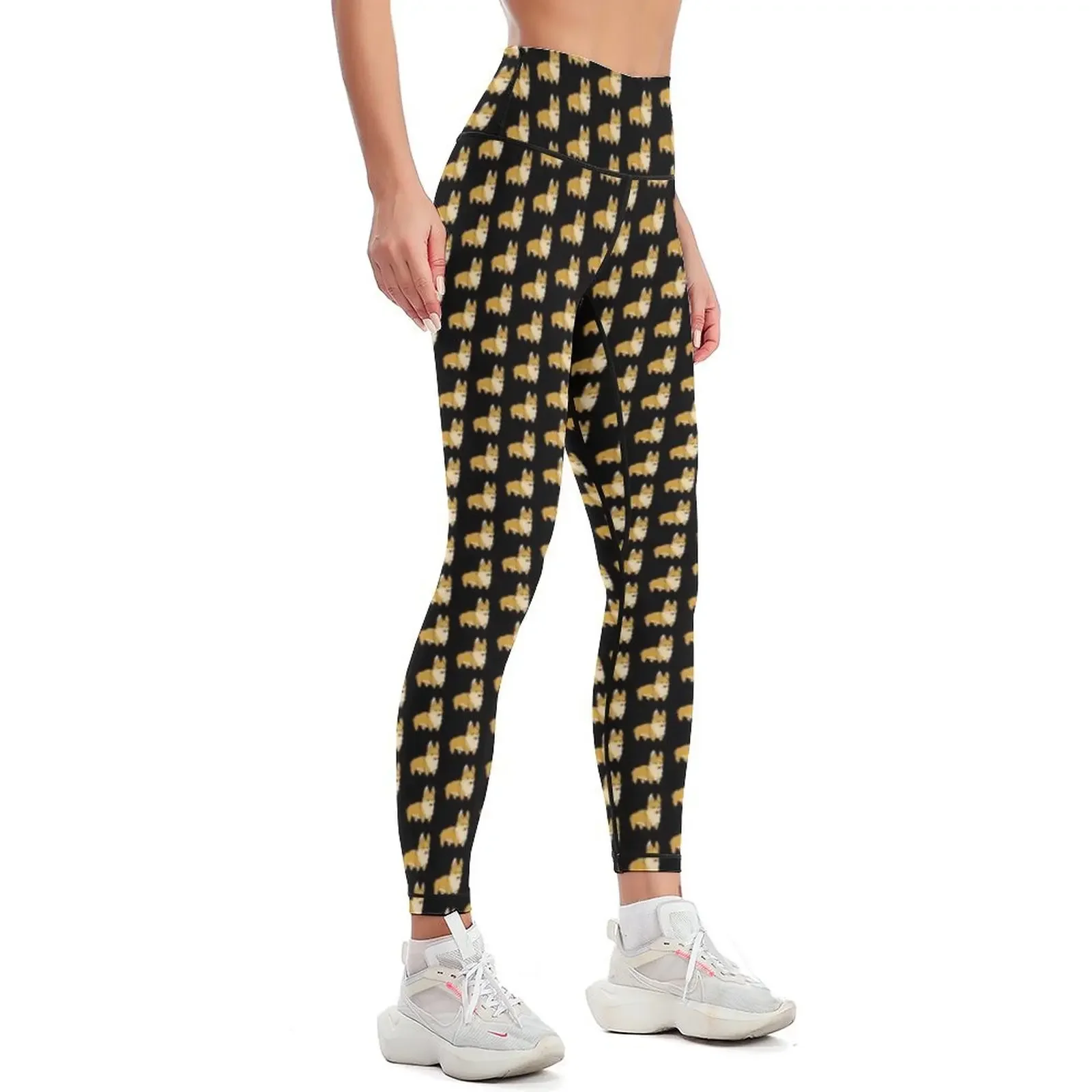 Corgi Leggings Tight fitting woman Sports female gym clothing Fitness woman Womens Leggings