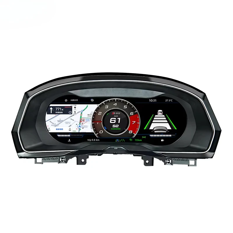 Car 12.3inch Digital Speedometer Linux System For VW Golf Passat Magotan Auto Meter