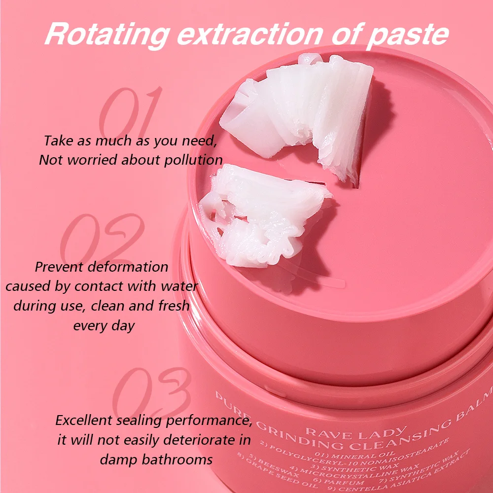 レイブレディ ピュリファイング クレンジング メイクアップ リムーバー バーム フェイス ディープ クリーン ポアズ ジェントル モイスチャライジング ノンイリタント クリーン フェイシャル メイクアップ