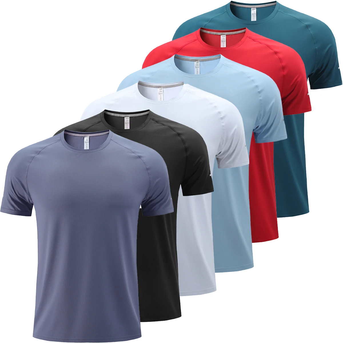 

Men's T-shirt Round Neck Casual Short Sleeved Summer Student Top Outfit Couple Outfit Multiple Colors Choose