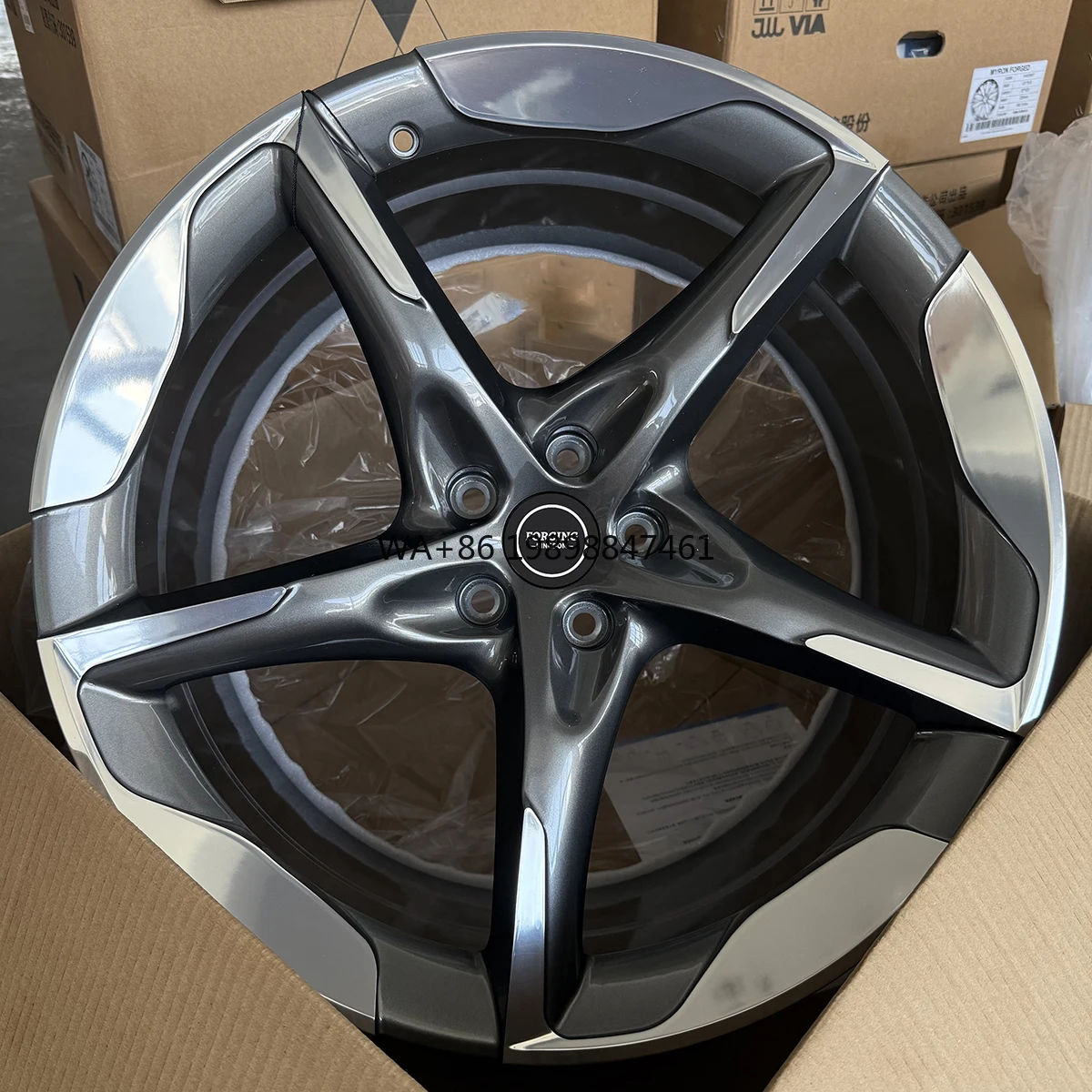 

High Quality 6061-T6 Aluminum Alloy Wheels Custom Forged 17-26 Pulgadas 5*130 5*114.3 5*120 New Passenger Car Wheels Wholesale