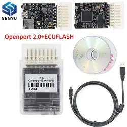Full Chip Openport 2.0 ECU FLASH open port 2.0 Auto Chip Tuning OBD 2 OBD2 Car Diagnostic Tool For Toyota J2534 Code Scanner