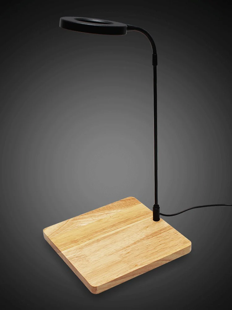 

10 Вт горшечные растения, теплоизоляция с деревянной доской, водонепроницаемый, с питанием от USB, миниатюрный пейзажный аквариум, светодиодный светильник, домашний аквариум