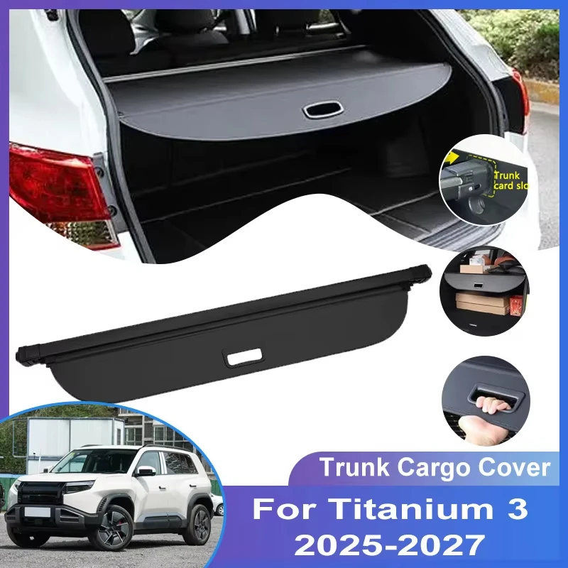 

Аксессуары для BYD FangChengBao Tai 3, титановый 3 Leopard 3 2025 2026 2027, занавеска на багажник автомобиля, водонепроницаемое хранилище, роскошная