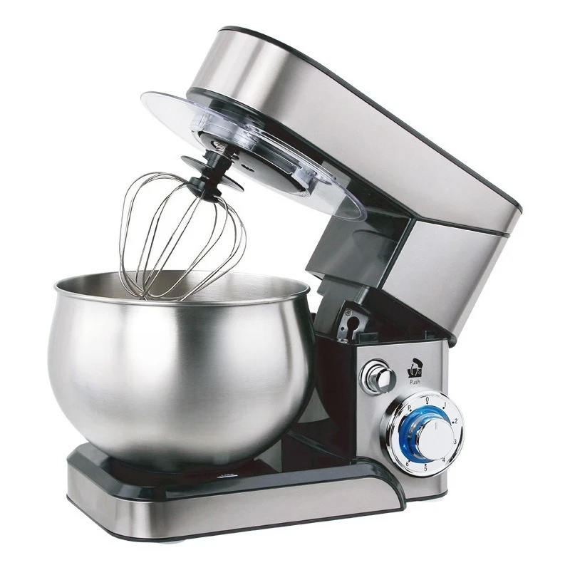 EU Plug Household Semi-Automatic Stand Mixer, Multifunctional Dough Kneader For Flour Mixing Egg Whisk Baking Work