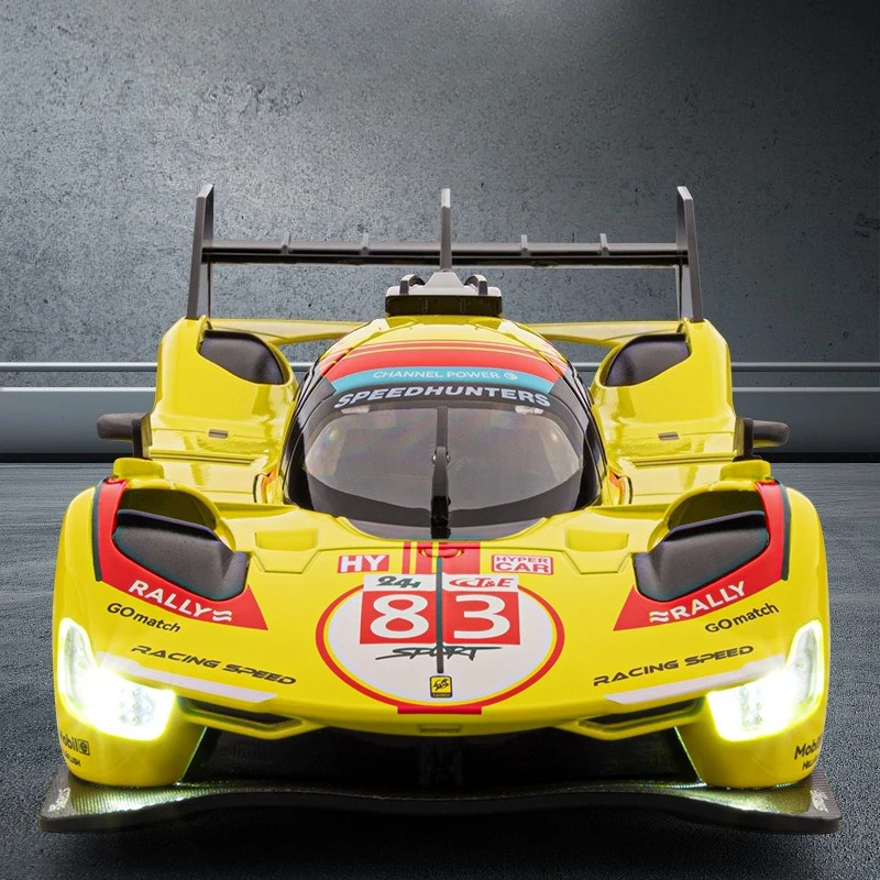 Jiaye alliage 1:22 Le Mans 499 voiture de course son et lumière retirer jouet pour enfants modèle de voiture affichage, livraison directe disponible