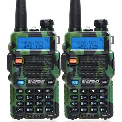 Baofeng BF-UV5R Portable Walperforé talperforé Pofung UV-5R 5W VHF/UHF Radio touristes-bande bidirectionnelle Radio UV 5r