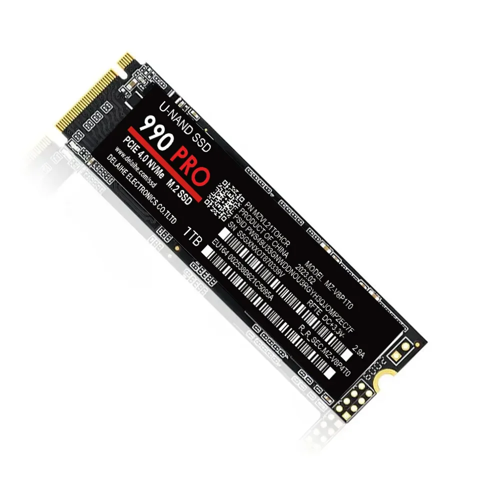 2024  NEW SSD high speed 990 PRO PCIe 4.0 NVMe 4.0 M.2 2280 1TB 2TB  SSD Internal Solid State Hard Drive For Laptop PC PS5 128gb