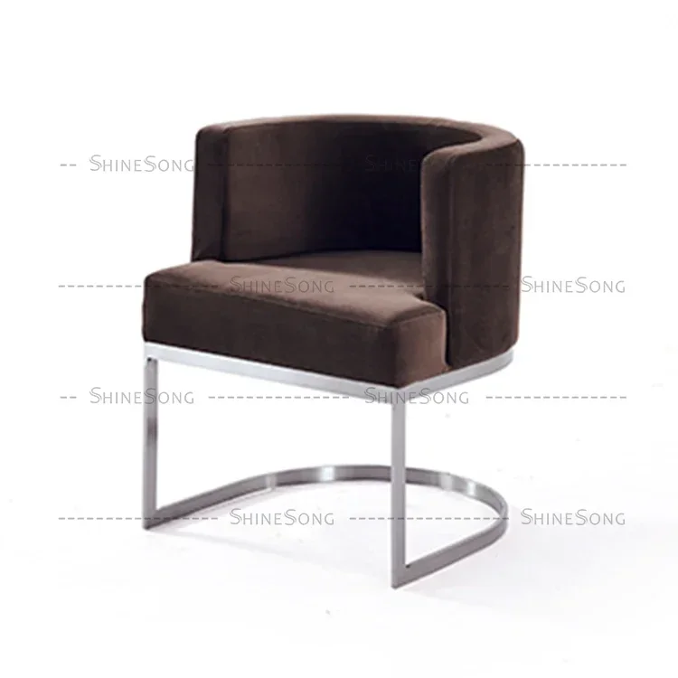 

Hot Sale Backrest Leisure Bar Chair Modern Bar Stool Seat With Metal Frame Base