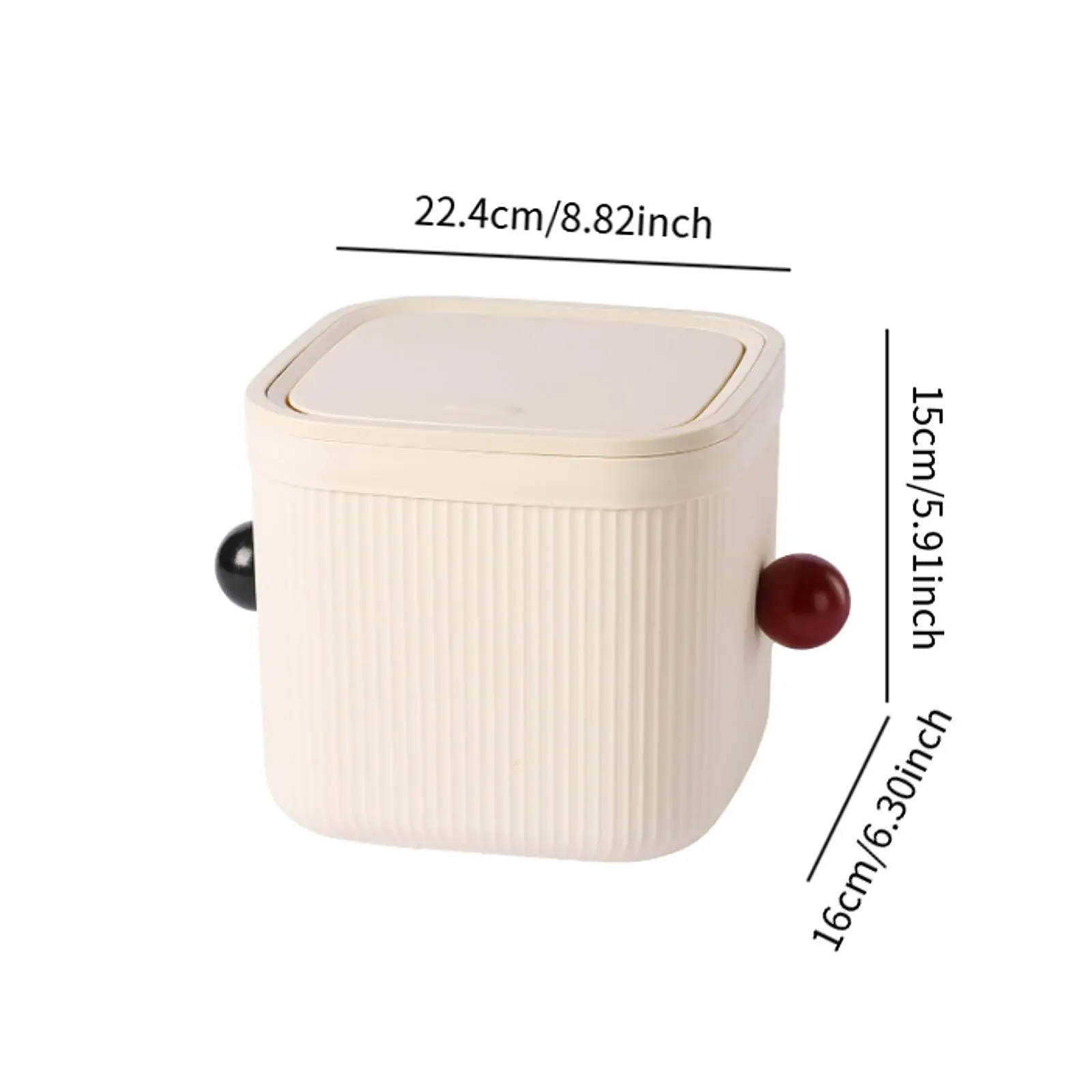 Desktop Trash Can Multiuse Garbage Can for Coffee Table Household Apartment