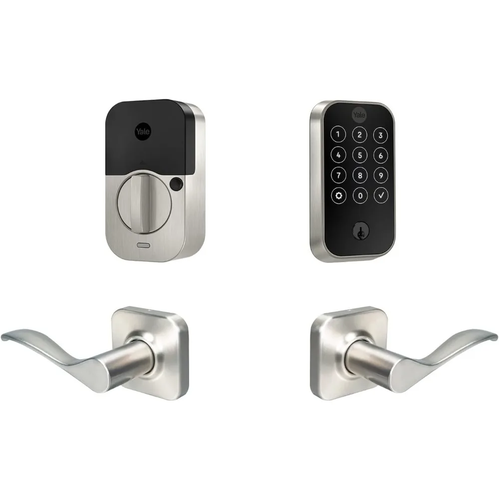 Assure Lock 2 Touchscreen with Wi-Fi and Norwood Lever in Satin Nickel