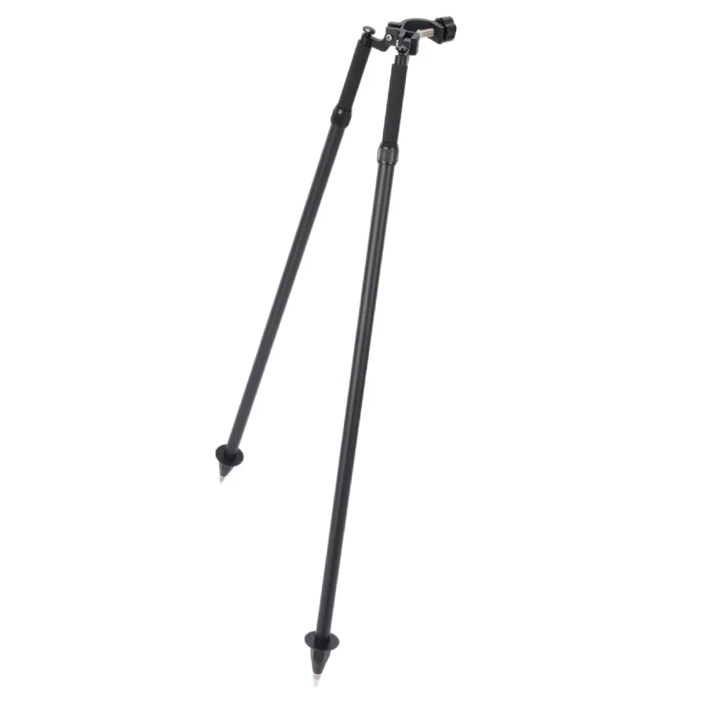 DZ22A black Aluminum Bipod With Thumb Release Clamp For Prism Pole Leveling Rod  Survey