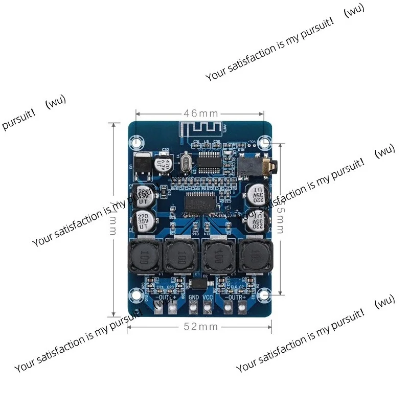 2pcs for TPA3118 Stereo Audio Bluetooth Digital Amplifier Board 45W*2 12/24V Amplifier