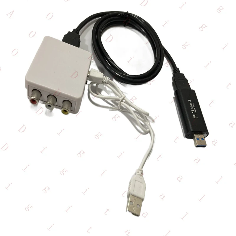 Old-fashioned video tape export to computer, DV camera AV conversion, video capture and conversion to MP4 digital signal 1394