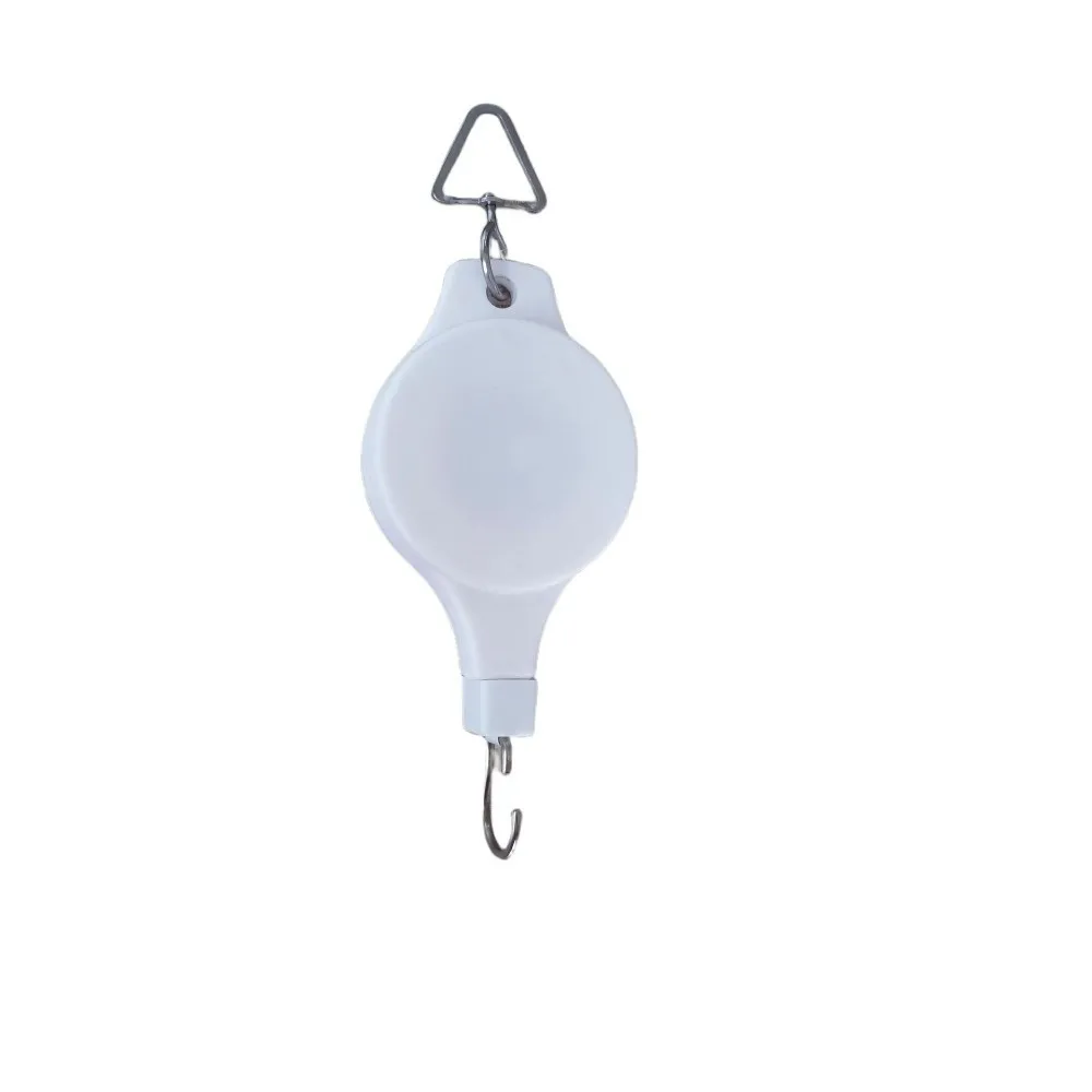Creative Pulley Flower Basket Lifting Hooks Plastic Retractable Flower Pot Hook Multipurpose Adjustable Pulley Hanging Hook Yard