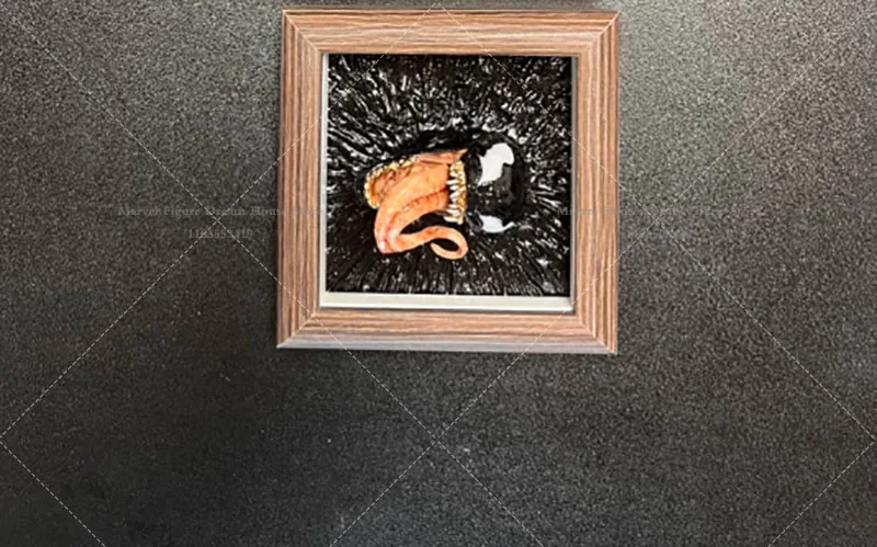 En Stock, regalo creativo, adorno de escritorio, criaturas alienígenas fluidas negras, Eddie Brock, conjunto completo, figura de acción, soldado, juguetes para regalo