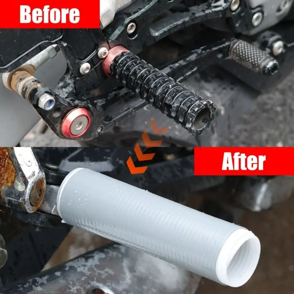 1/2Pcs Universal Motorcycle Gear Shift Lever Cover Silicone Removable Gear Shift Lever Protector Flexible