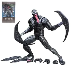 Hot Toys High Quality Marvel Avengers Version of Spider Man Massacre Venom Figurine Cletus Kasady Movable Model Ornament Hero