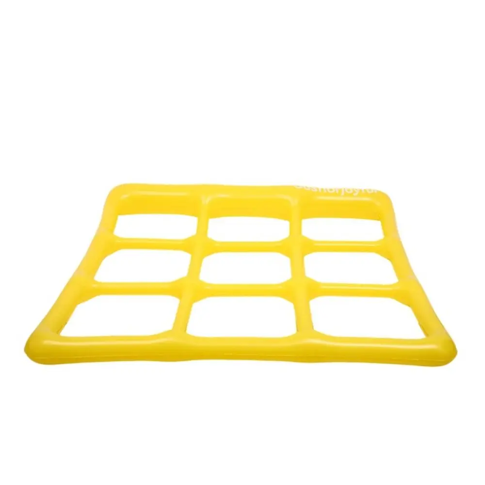 Conjunto de brinquedos aquáticos de PVC, lançamento macio equipado com uma bomba de ar inflável, nove grades, jogo de piscina, 10 bolas