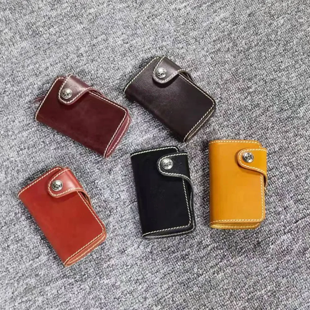 

Новый креативный ретро кожа растительного дубления, универсальный ключ, высокая модная кожаная мужская поясная брюки с деревянной пастой, сумка для ключей от машины