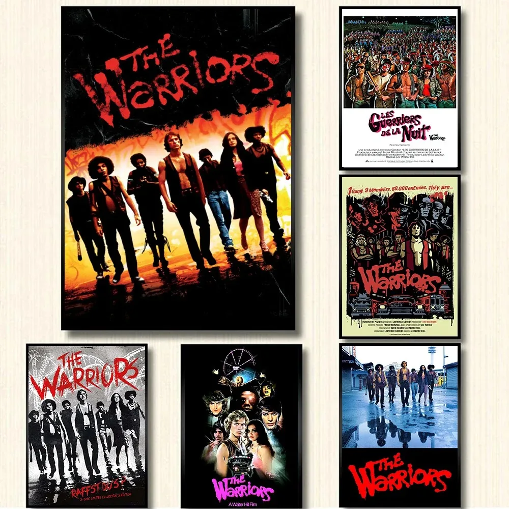 Classic Horror Crime Movie The Warriors Retro Thriller Film Poster Wall Art Pictures Canvas Painting Home Room Dorm Decor