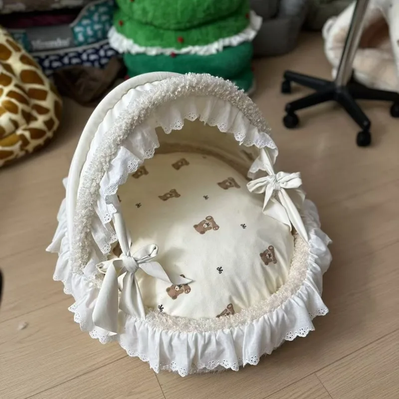 Small dog kennel cradle, available in all seasons, pet cradle cat litter c