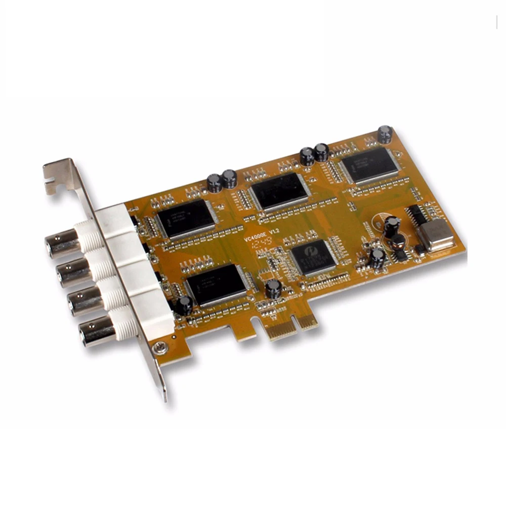 

PCI-E 4 Channel Video Capture Card Digital Real Time Monitoring Hard Disk Recording Card Video Surveillance DVR Card Win7 XP