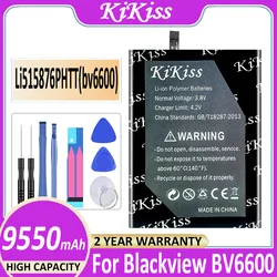 9550mAh KiKiss Battery Li515876PHTT (bv6600) For Blackview BV6600 BV 6600 Helio A25 A 25 Bateria