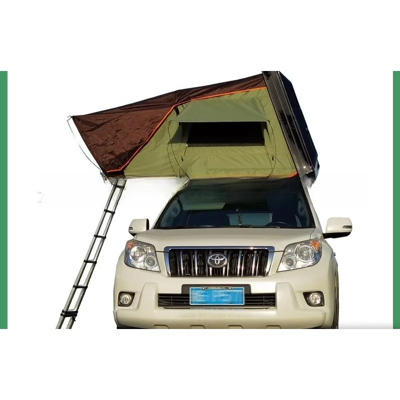 Outdoor rooftop tent manufacturer wholesale camping camping car side tent aluminum shell car mounted outdoor off-road roof tent