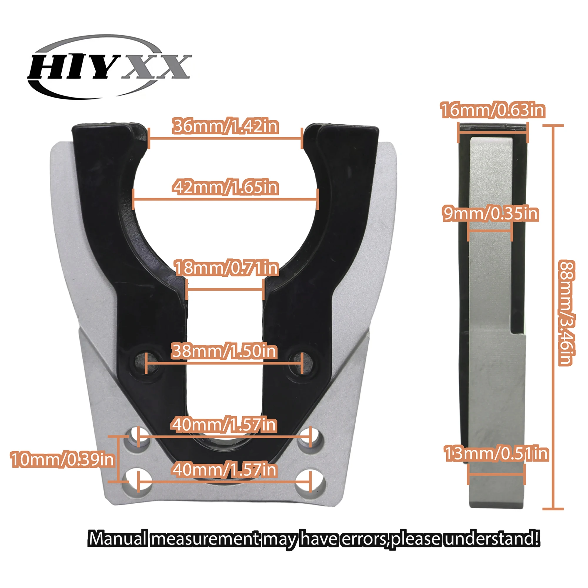 

ISO30 ATC Tool Holder Claw Fork Automatic Tool Changer Clamp Arm with Plastic Core for CNC Router Engraving Milling Machine