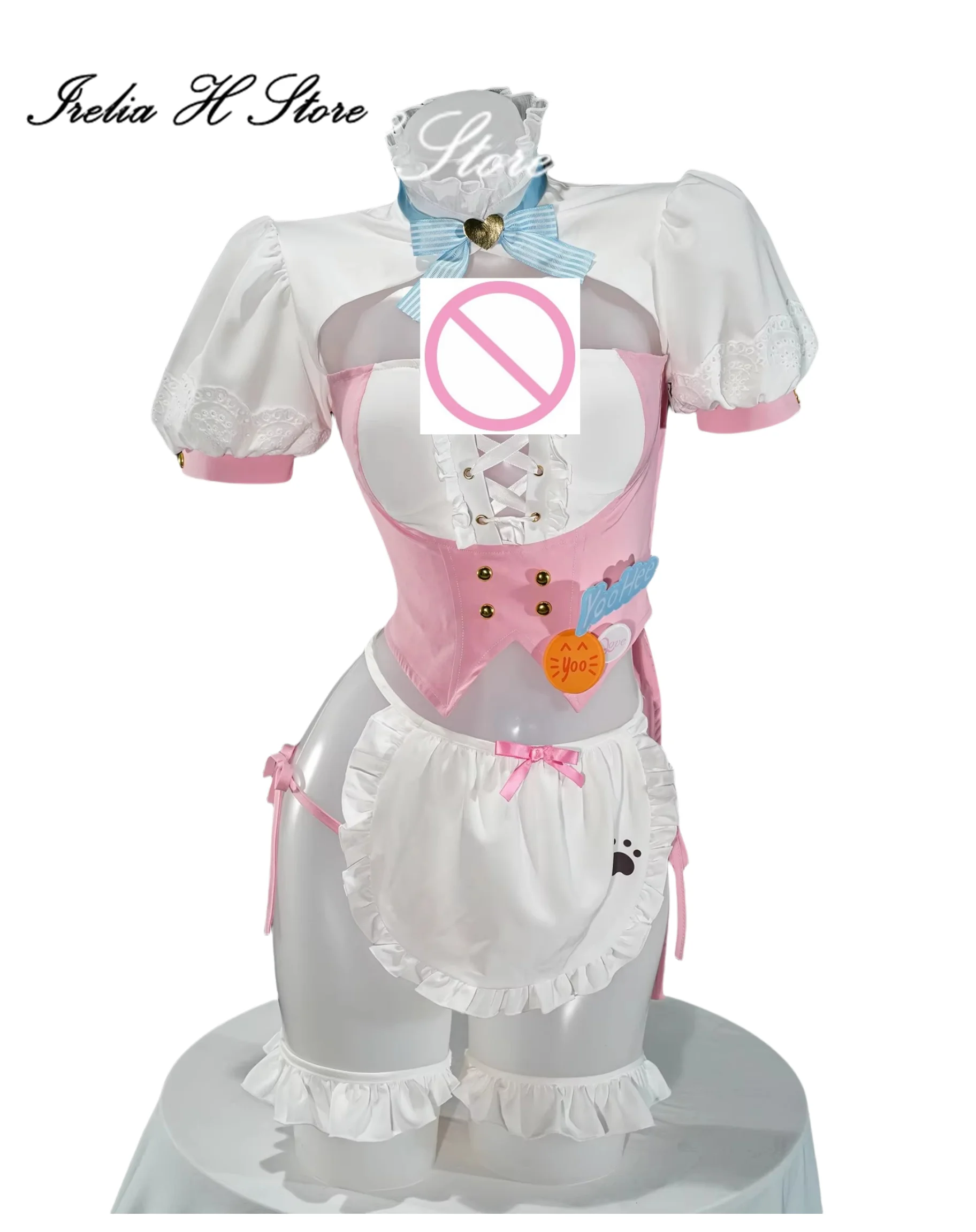 

Irelia H Girls Frontline 2 SSD-62D Косплей Костюм для женщин K2 платье горничной Хэллоуин косплей