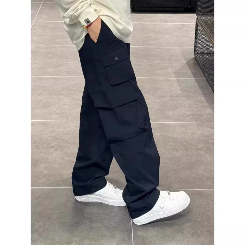 

Summer Large Size 300 Pou Men's Cargo Pants Straight Leg Workwear Trousers Comfortable Polyester Fiber American Sle