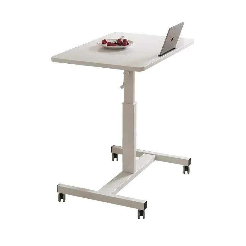 

Подвижный прикроватный компьютерный стол, простой подъемный столик с ручным управлением, стол для письма и обучения домашнего офиса с диваном