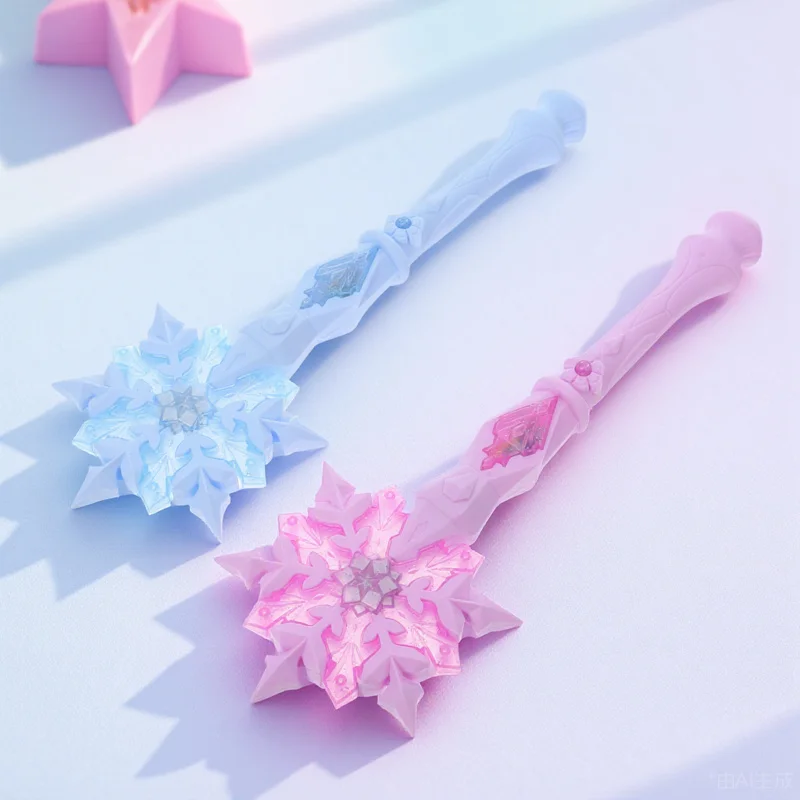 

Fairy Wand for Light Up Snowflake Glow Stick Party Birthday Gift Princess Stage Performance LED Wands