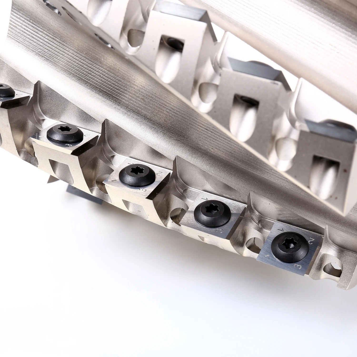 KWS 90mm*35mm*60mm Spiral Cutterhead Helical Cutter Head With Indexable Inserts