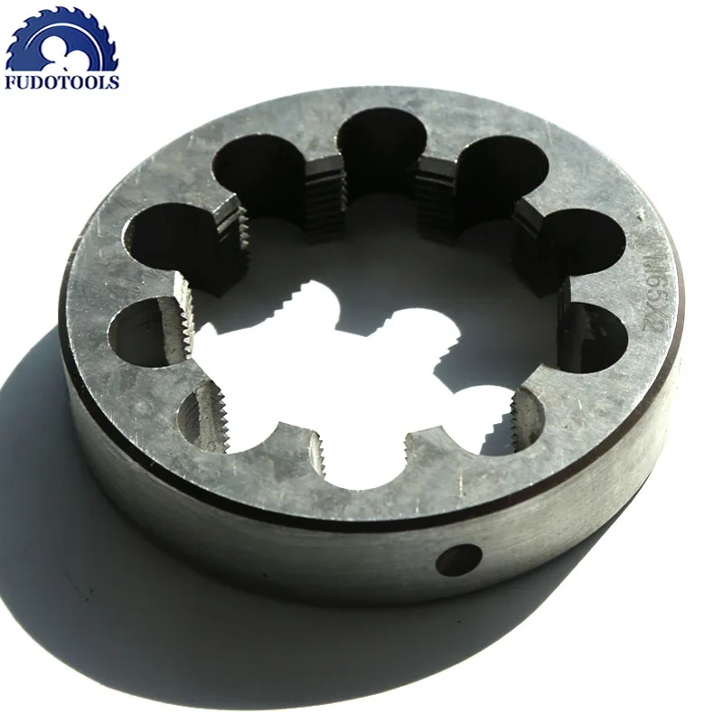 Cost Sale 9SiCr Made Manual Die M68/M70/M72/M75/M78/M80*1.0/1.5/2.0/3.0/5.0mm for Hand Threading Metal Aluminum Steel Workpieces