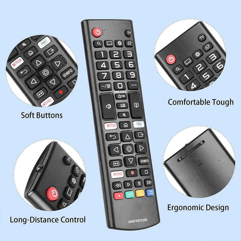 AKB75675306 Remote Control For LG TV 43UN6950ZUA 49UN7000PUB 50UN6950ZUF 50UN6951ZUF 55UN7000PUB 55UN7100PUA 60UN7310PUA