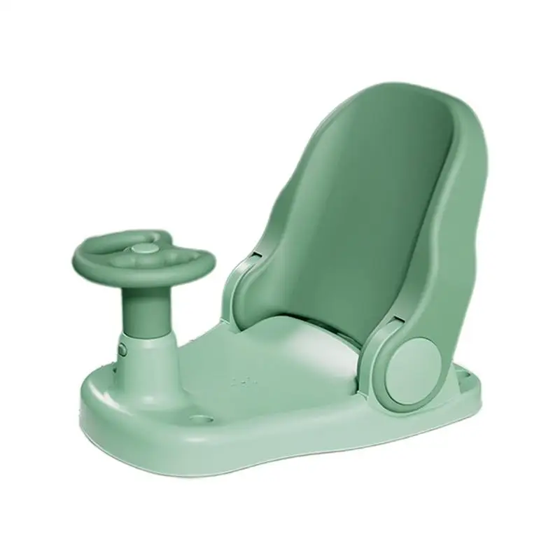 

Baby Shower Seat Toddler Shower Seat Foldable Suction Cup Bath Stool Baby Bath Chair Seat Sit-Lie Support For Bathroom