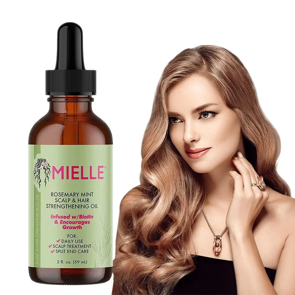 59ml For Mielle Hair Oil Double Curl Hair Oil Multifunctional Hair Oil Conditioning Oil To Prevent Dryness And Reduce Split Ends