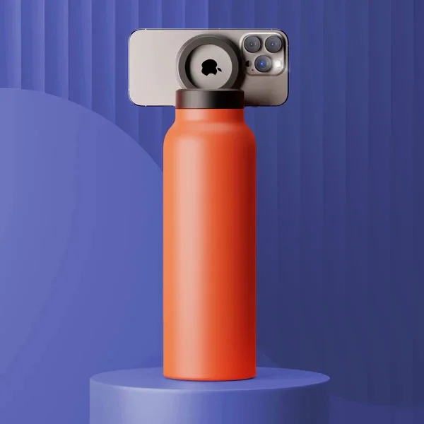 24oz  Double-layer  Absorption Sports  with  Holder, Stainless  Insulated Flask