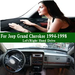 For 1994-1998 Jeep Grand Cherokee I ZJ ZG Dashmat Dashboard Cover Instrument Panel Sunscreen Insulation Protective Anti-Dirt Pad