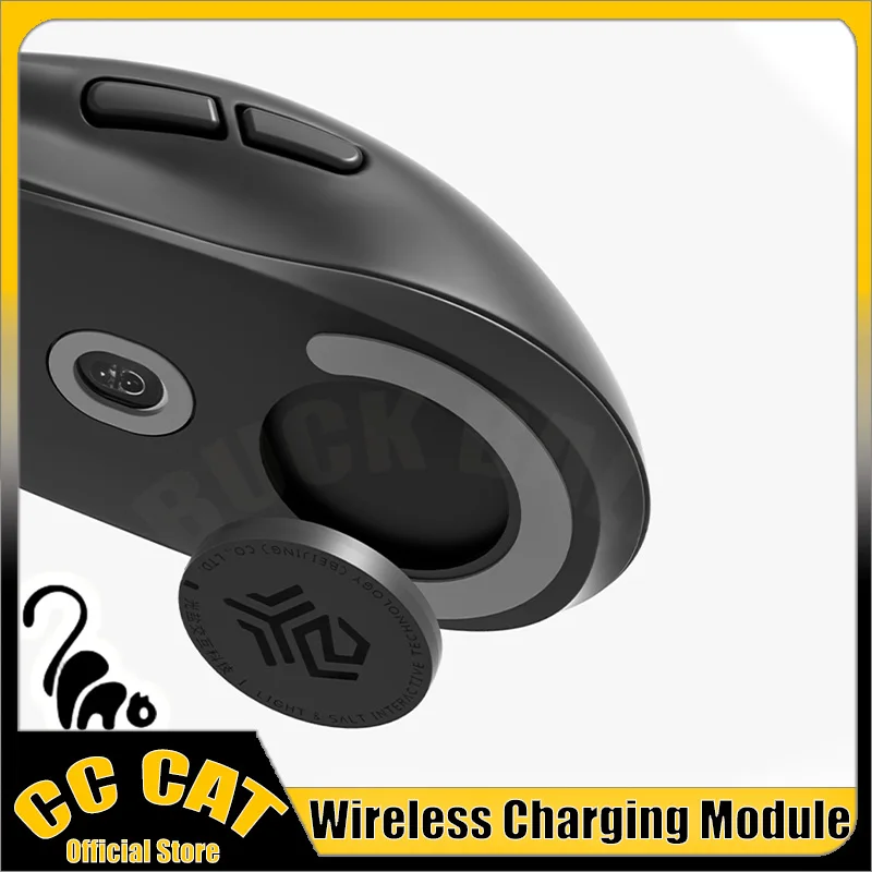 Light Salt He Interaction Magnetic Resonance Wireless Charging Third-Party Mouse Compatibility Module For Gpw Wireless Charging