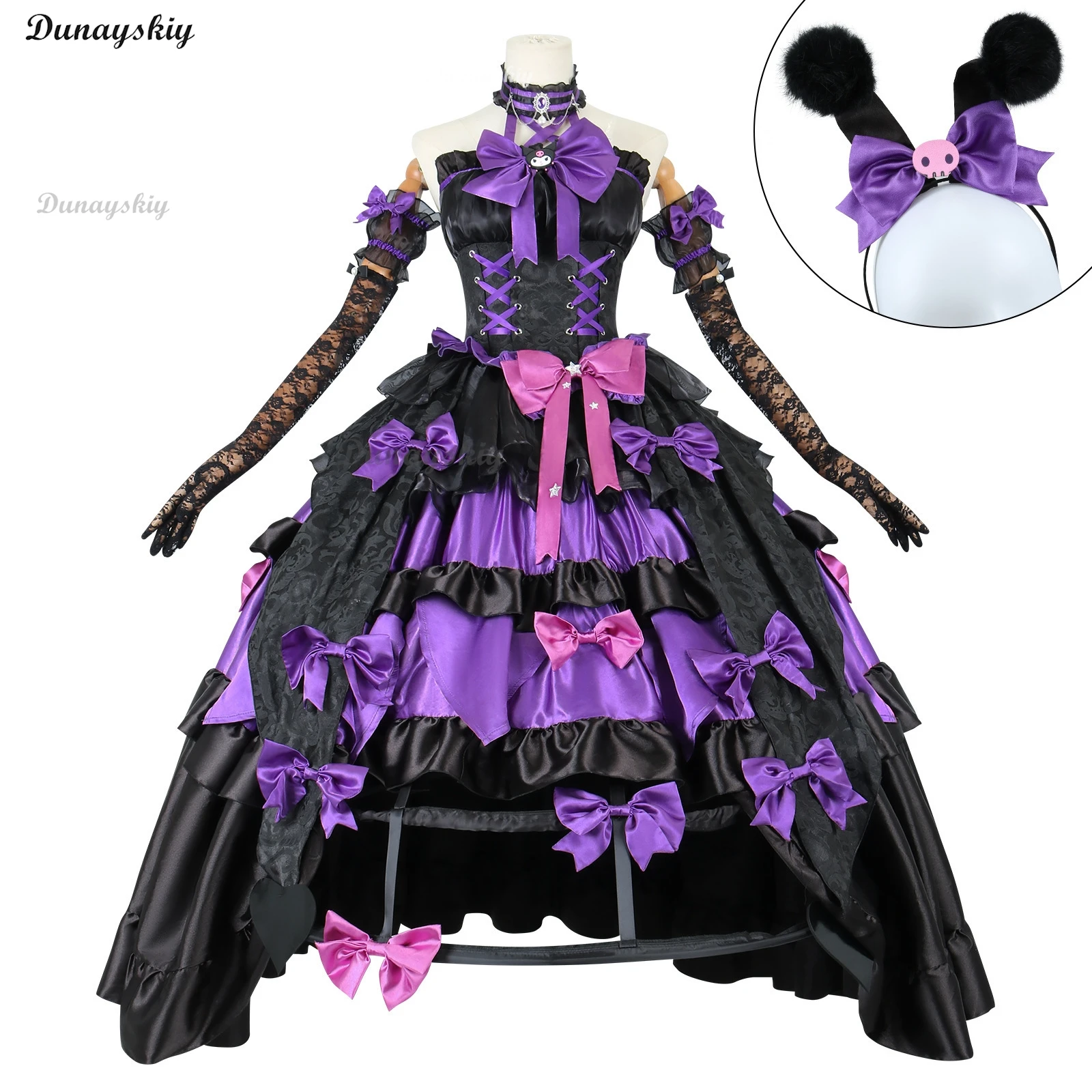 Disfraz de Cosplay de Game Identity V, Reina sangrienta María, nueva piel, vestido gótico de Lolita, tocado, peluca, trajes de Carnaval para fiesta de Halloween