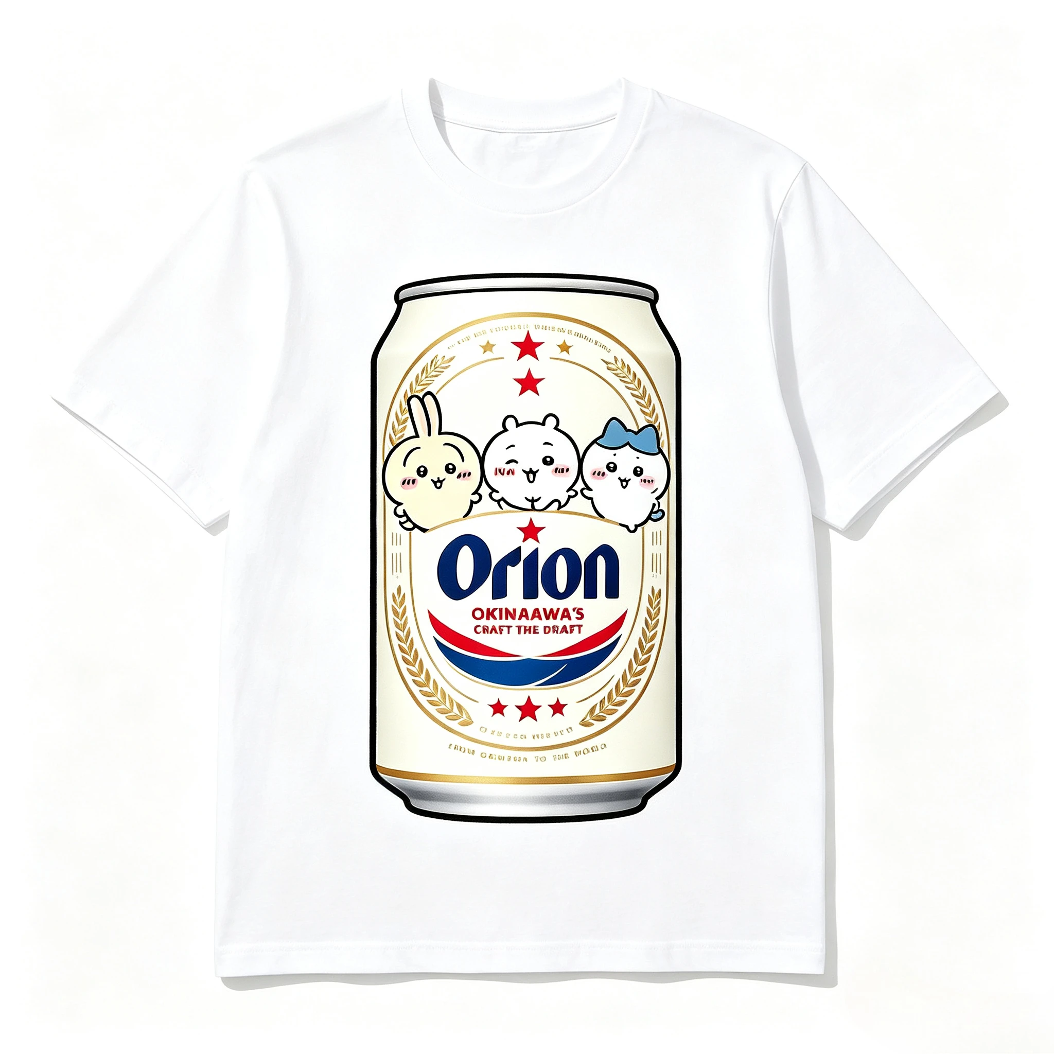 Chiikawa Anime Cartoon Kawaii Neues Kurzarm-T-Shirt, vielseitig kombinierbar, locker und bequem, atmungsaktiv, schweißabsorbierend, schnelltrocknend. – Detail 6