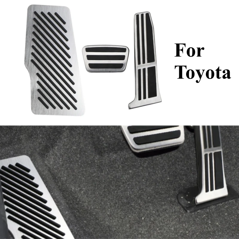 

For Toyota Camry XV70 2018 2019 2020 2021 2022 Car Accelerator Gas Brake Pedals Footrest Pedal Non Slip Pad Cover Accessories