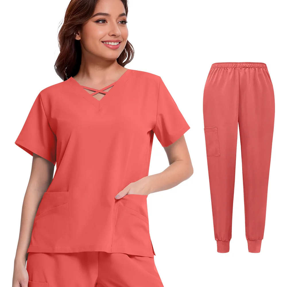 الزي الجراحي امرأة التمريض المقالات الزي السريري النساء الزي الطبي الممرضات الزي الأسنان صالون تجميل سبا عمال