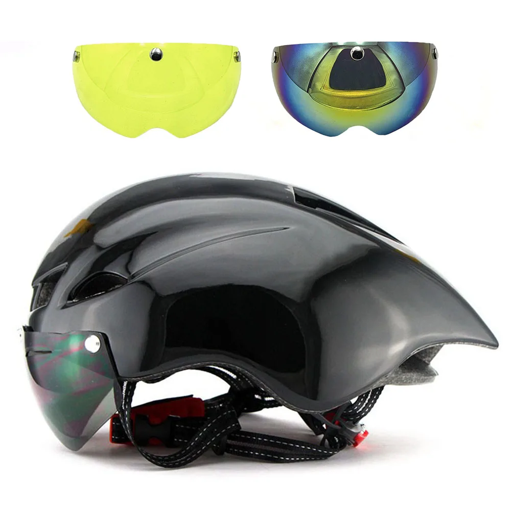 Brandneuer YUMAJ WINGER II Aero-Rennradhelm zum Radfahren mit Magnetbrille TT Rennrad-Sicherheitshelm YM-16 – Detail 24
